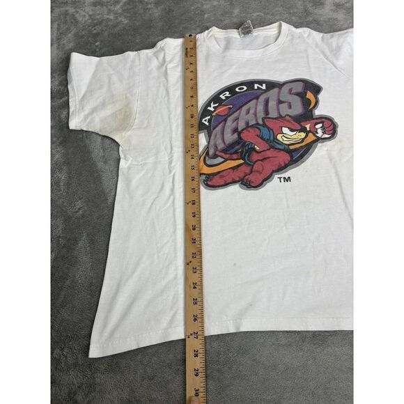Vintage Akron Aeros Minor League Baseball T Shirt Men's Size XL White - Picture 10 of 11